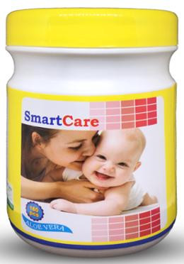 Smart Care Baby Wet Wipes Aloe Vera Jar - 220Pcs (BD)