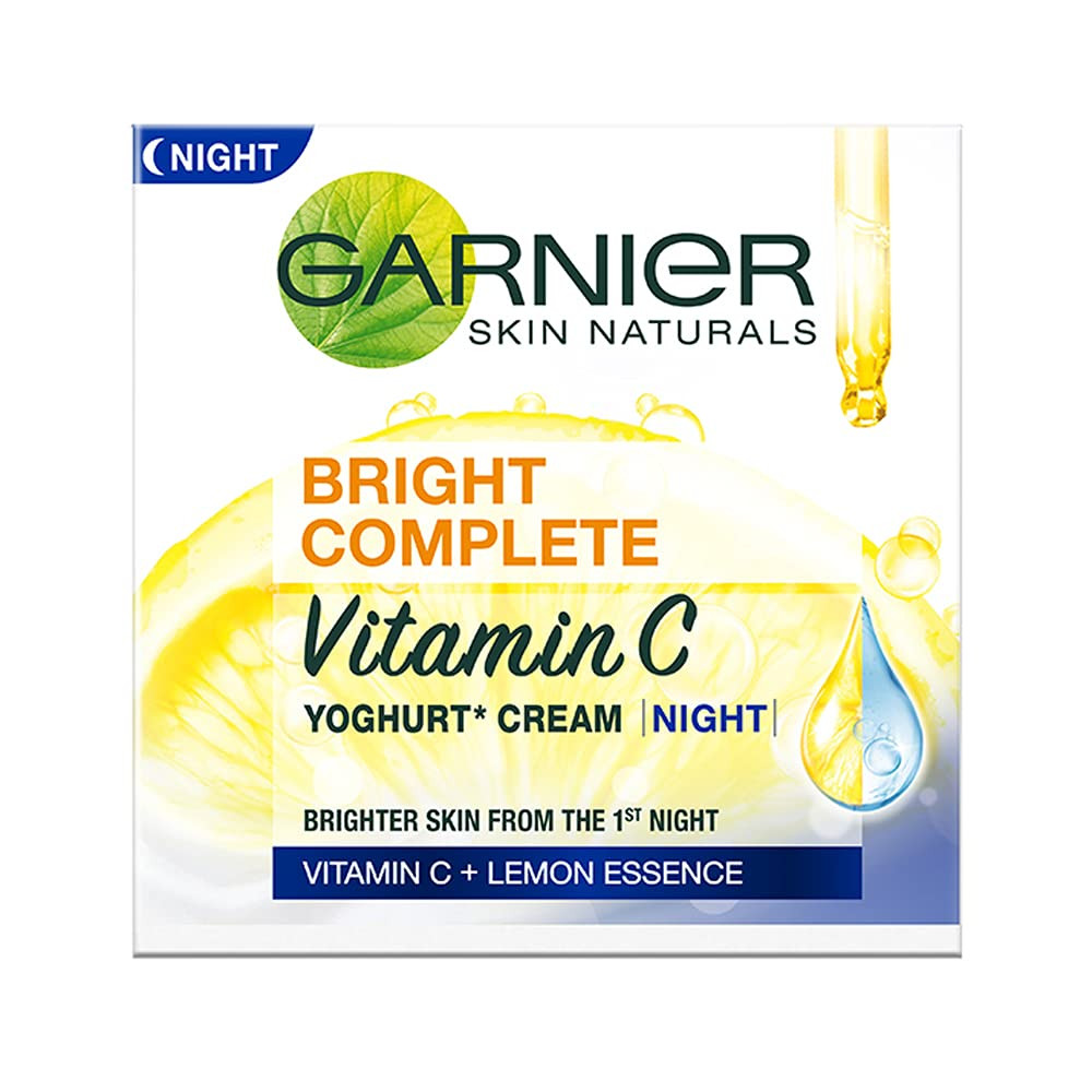 Garnier Bright Complete VITAMIN C YOGHURT Night Cream, 40g India Wholesale Price