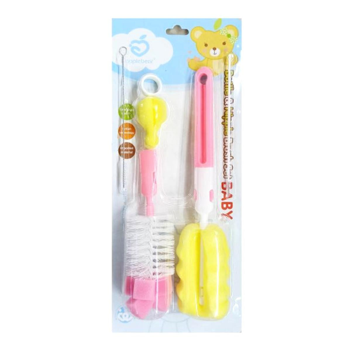 Applebear Baby Bottle & Nipple Brush Set (AB-629)