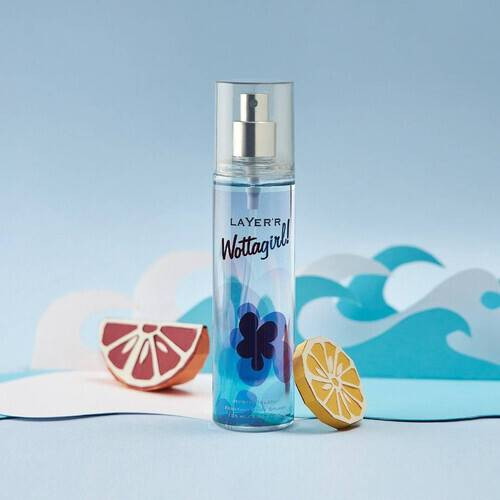 Layer'r Wottagirl Body Spray Splash Mystic Island - 135ml (India) a